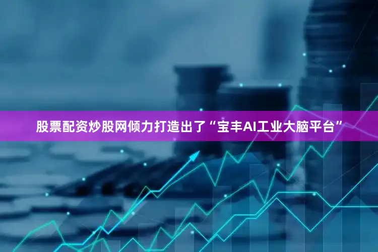 股票配资炒股网倾力打造出了“宝丰AI工业大脑平台”