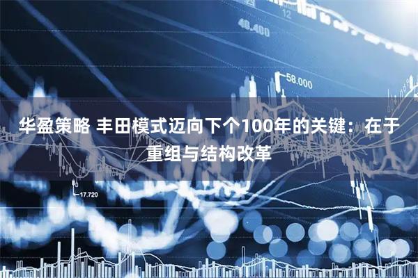 华盈策略 丰田模式迈向下个100年的关键：在于重组与结构改革